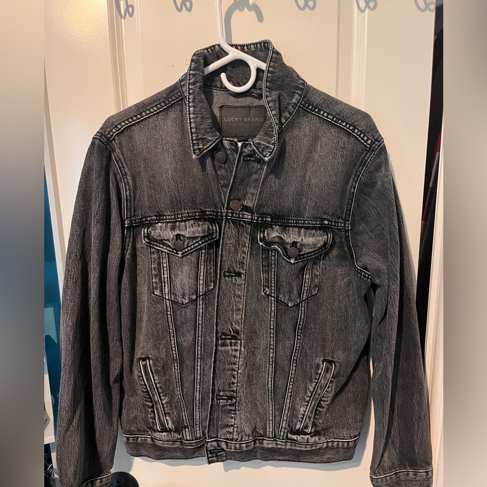 Black jean jacket
